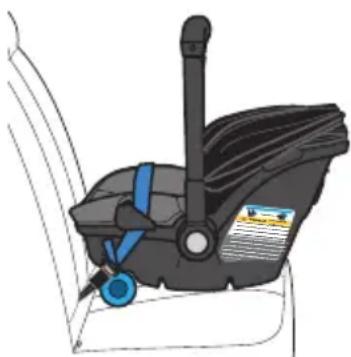 Evenflo Shyft DualRide - Installation du porte-bébé avec la ceinture sous-abdominale uniquement - 1