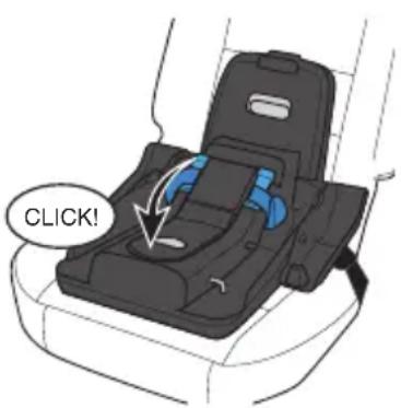 Evenflo Shyft DualRide - Installing the Base with Lap Belt Only - 1