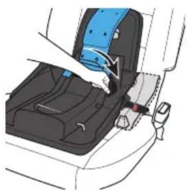 Evenflo Shyft DualRide - Installation de la base avec le système DUA/SAU - 2