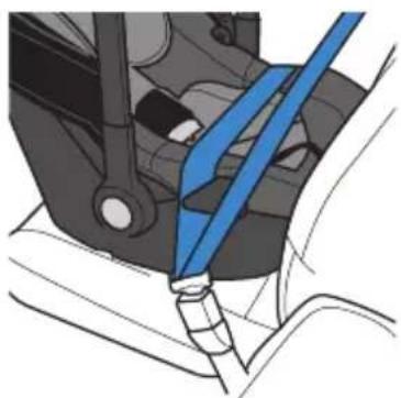 Evenflo Shyft DualRide - Installation du porte-bébe en utilisant la ceinture sous-abdominale et baudrier (alternative) - 2