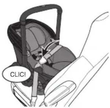 Evenflo Shyft DualRide - Installation dans un avion - 2