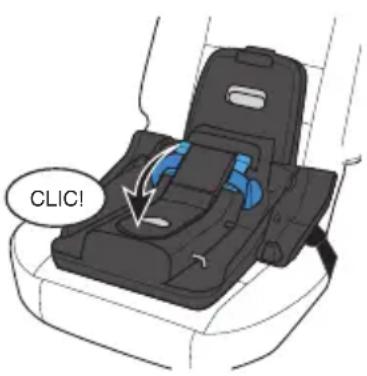Evenflo Shyft DualRide - Installation de la base avec la ceinture sous-abdominale uniquement - 1