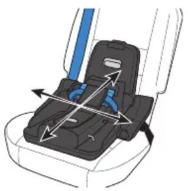 Evenflo Shyft DualRide - Installation de la base en utilisant la ceinture sous-abdominale et baudrier - 1