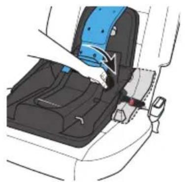 Evenflo Shyft DualRide - Installing the Base with LATCH/UAS - 2