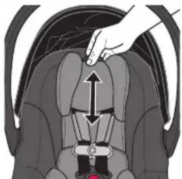 Evenflo Shyft DualRide - Height Adjustable Headrest - 1