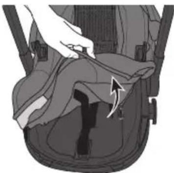 Evenflo Shyft DualRide - Changement de la position de la sangle de la ceinture - 2