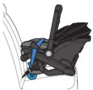 Evenflo Shyft DualRide - Installation avec la ceinture sous-abdominale uniquement - 2