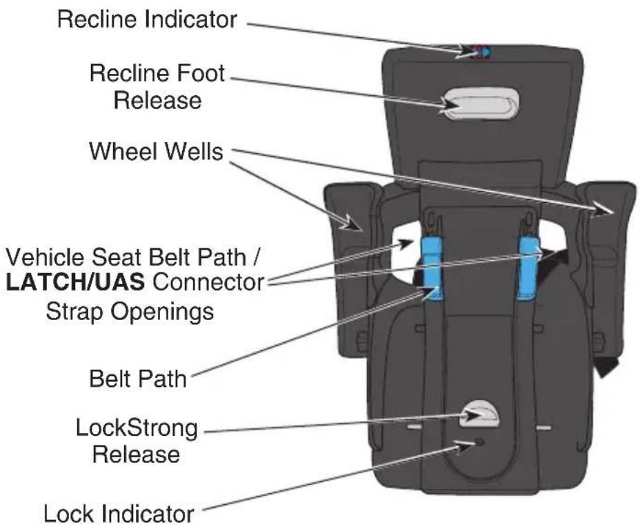 Evenflo Shyft DualRide - Convenience Base Top View - 1