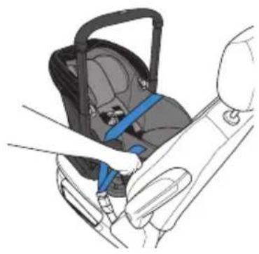 Evenflo Shyft DualRide - Installation avec la ceinture sous-abdominale uniquement - 1