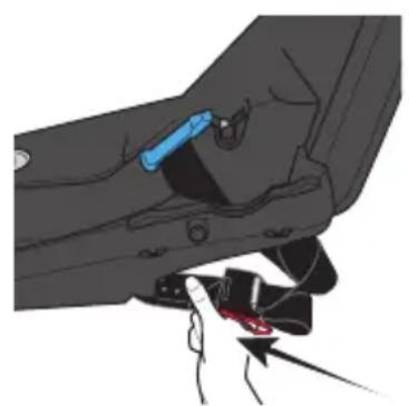 Evenflo Shyft DualRide - Using or Storing the Lower Anchor Connector - 2
