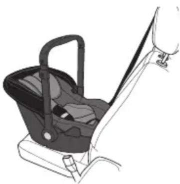 Evenflo Shyft DualRide - Before installing the infant carrier, make sure the vehicle is on level ground. - 1