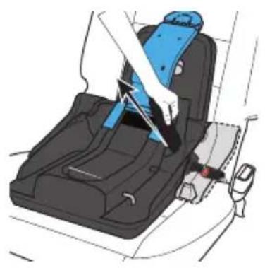 Evenflo Shyft DualRide - Installing the Base with LATCH/UAS - 1
