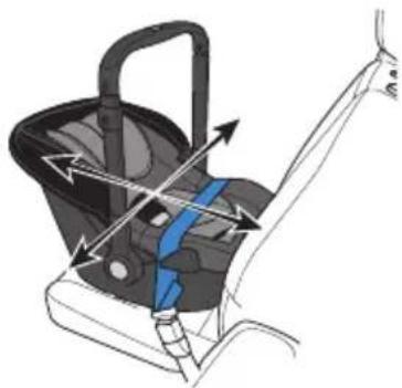 Evenflo Shyft DualRide - Installing the Infant Carrier With Lap Belt Only - 1