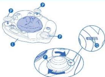 Evenflo Exersaucer Zoo Friends - 3.Turn seat ring right side up. - 4