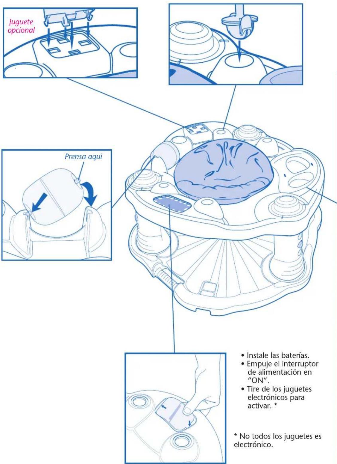 Evenflo Exersaucer Sweet Tea - ADVERTENCIA - 1