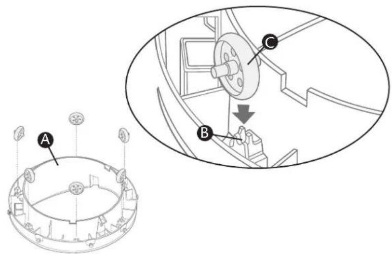 Evenflo Exersaucer Life In The Amazon Triple Fun - Para usar las bases estabilizadores: - 17