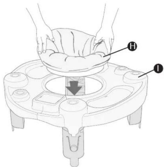 Evenflo Exersaucer Life In The Amazon Triple Fun - To use stabilizer feet: - 20