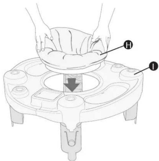 Evenflo Exersaucer Life In The Amazon Triple Fun - Para usar las bases estabilizadores: - 19
