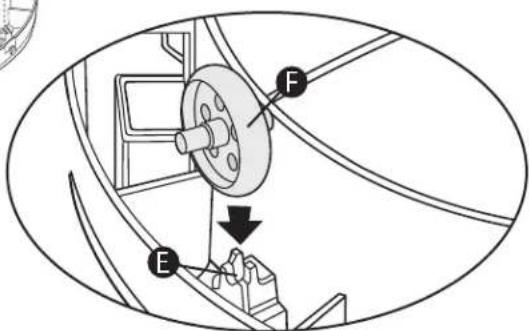 Evenflo Exersaucer Playful Pastures - To use stabilizer feet: - 2