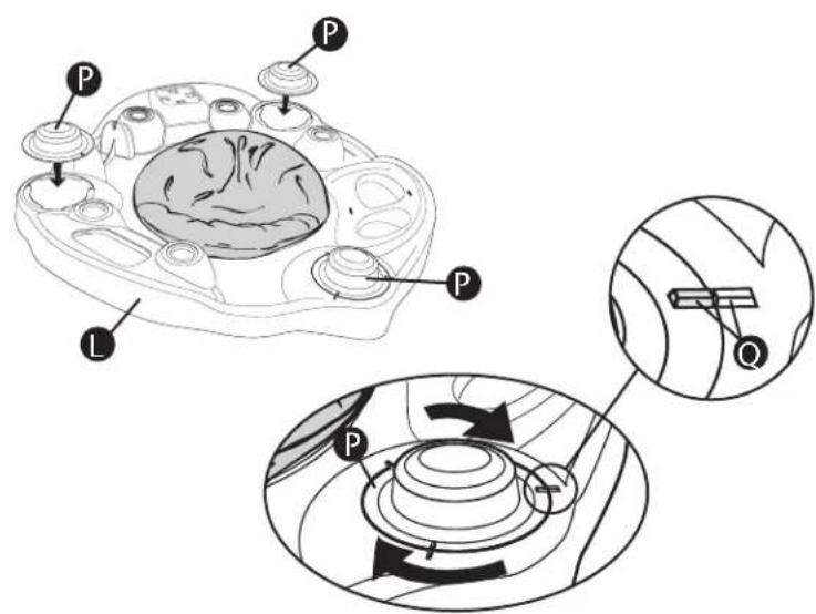 Evenflo Exersaucer Playful Pastures - To use stabilizer feet: - 8