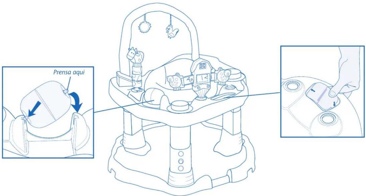 Evenflo Exersaucer Moovin' & Groovin' - ADVERTENCIA - 1