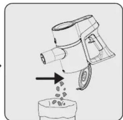 BEKO VRT50418VW - Cleaning the Dust container and Filters - 5
