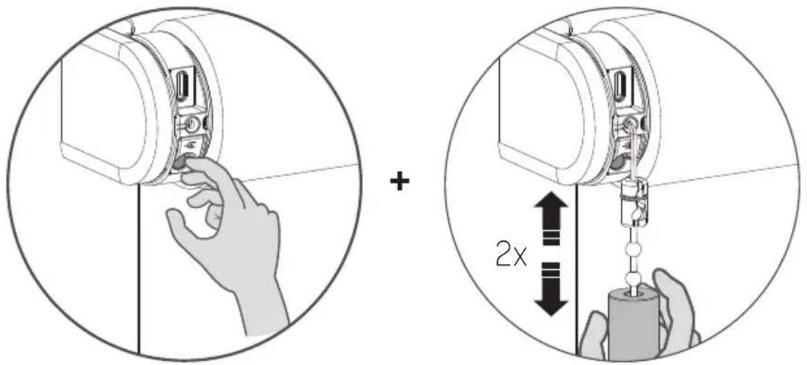 EVE Blinds Collection - i Activate / deactivate the motor (Transport mode) - 1