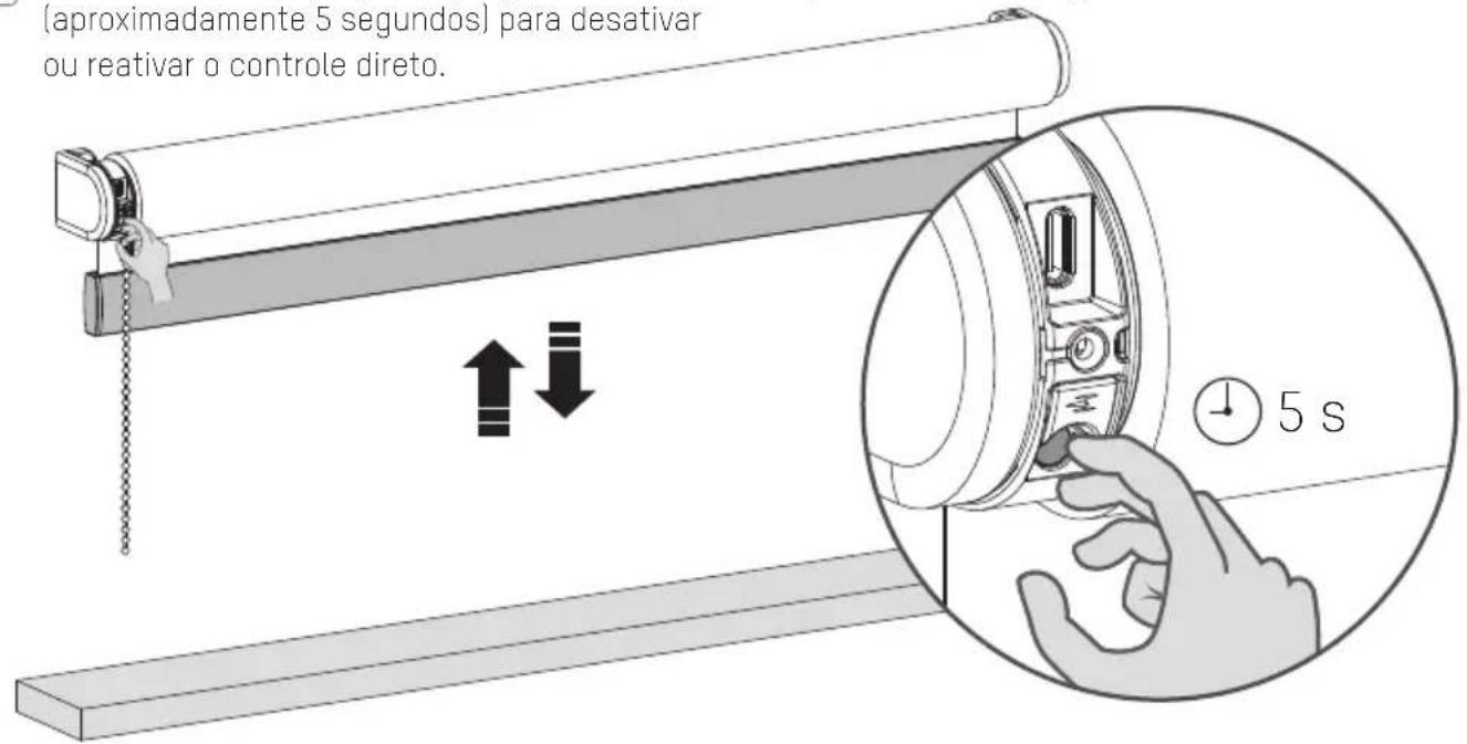 EVE Blinds Collection - i Desativar o controle direto para controle remoto - 1