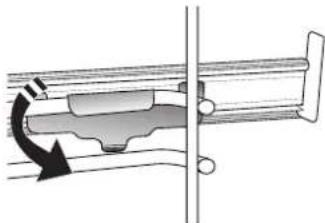 BAUKNECHT BIR4 DP8FS2 ES - СНЯТИЕ И УСТАНОВКА ДЕРЖАТЕЛЕЙ ПОЛОК - 1