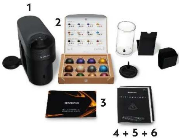 BREVILLE Nespresso Vertuo Pop+ Deluxe BNV125 - CONTENIDO - 1
