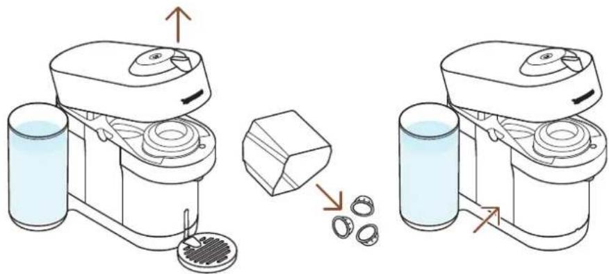 BREVILLE Nespresso Vertuo Pop+ Deluxe BNV125 - CLEANING - 4