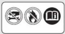 Honda CBR1000ST (2022) - ETIQUETTE DE BOUCHON DE RADIATEUR DANGER - 2
