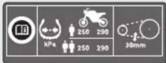 Honda CBR1000ST (2024) - ETIQUETTE SUR AMORTISSEUR ARRIERE - 1