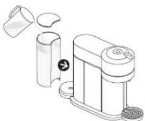 BREVILLE Nespresso Vertuo Next BNV550 - EN First use or after a long period of non-use FR Première utilisation ou après une longue période d'inutilisation - 1