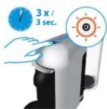 BREVILLE Nespresso Vertuo Plus BNV450 - RESTABLECER LA CONFIGURACIÓN DE FÁBRICA - 5