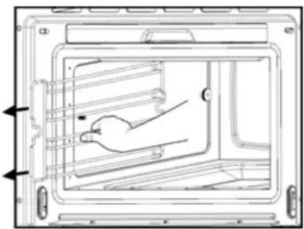Porter & Charles STPS60TM-1 - Removing the shelf guides - 3