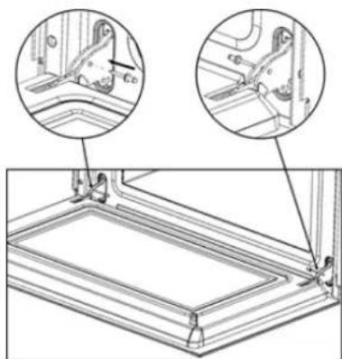 Porter & Charles STPS60TM-1 - Removing the appliance door - 2