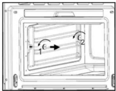 Porter & Charles STPS60TM-1 - Removing the shelf guides - 1