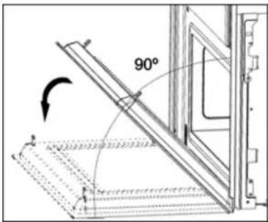 Porter & Charles STPS60TM-1 - Removing the appliance door - 1