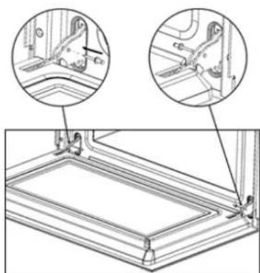 Porter & Charles STPS60TM-1 - Enlever la porte de l'appareil - 2