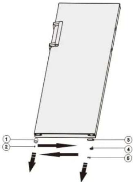 HISENSE RL415N4AWE - Reversing the door - 5