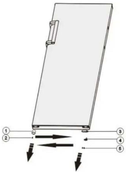 HISENSE RL415N4AWE - Invertire la porta - 14