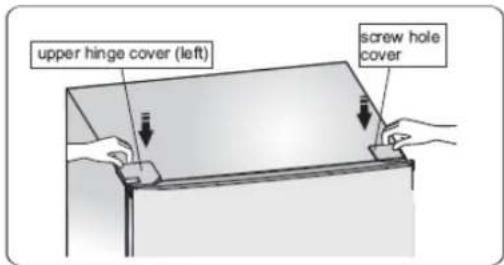 HISENSE RL415N4AWE - Reversing the door - 13