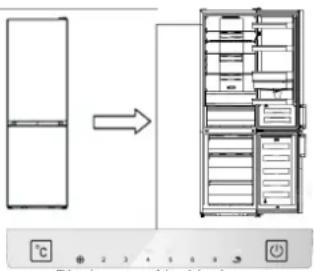 HISENSE RB440N4AFA - Display panel inside door - 1