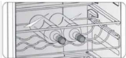 HISENSE RB440N4AFA - Flexible Weinablage - 1