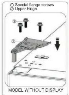 HISENSE RB440N4AFA - Reversing the door - 20