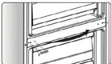 HISENSE RB440N4AFA - Reversing the door - 15