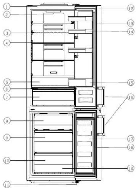 HISENSE RB440N4AFA - Description of the appliance - 1