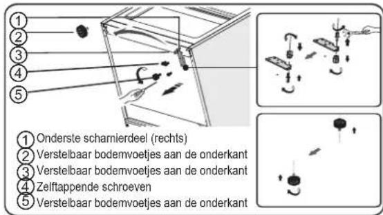 HISENSE RB440N4AFA - Het omkeren van de deur - 16