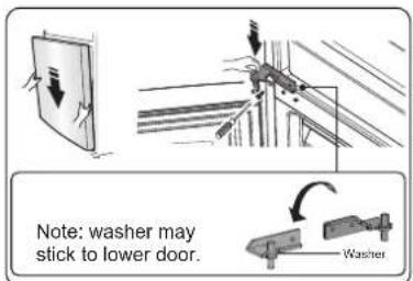 HISENSE RB440N4AFA - Reversing the door - 18